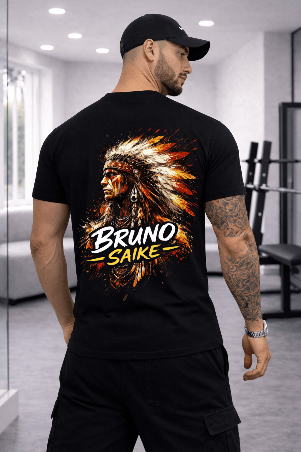 Camiseta Tradicional Manga Curta Bruno Saike by Almayda