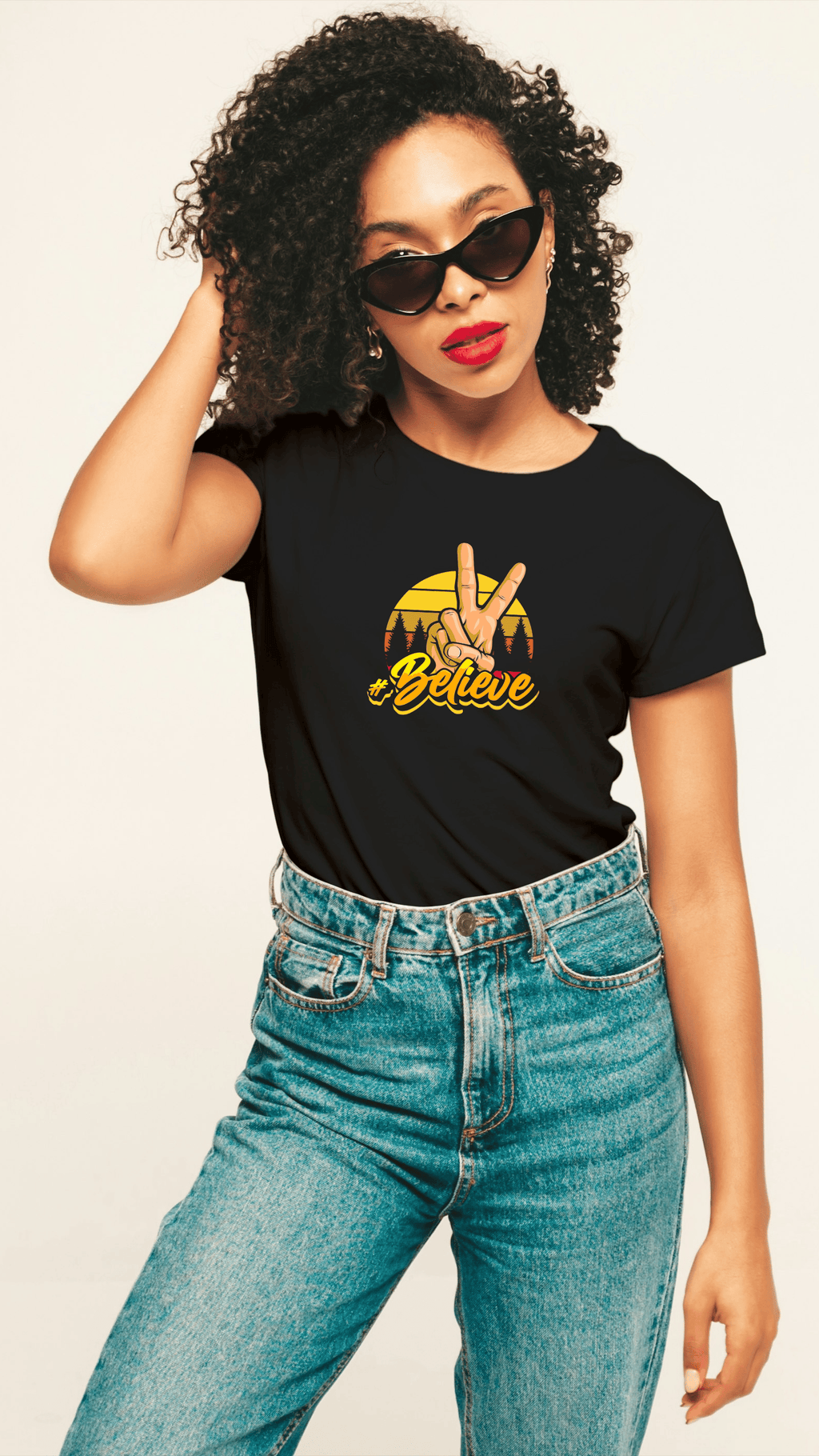 Camiseta Premium Feminina | Retrô Believe