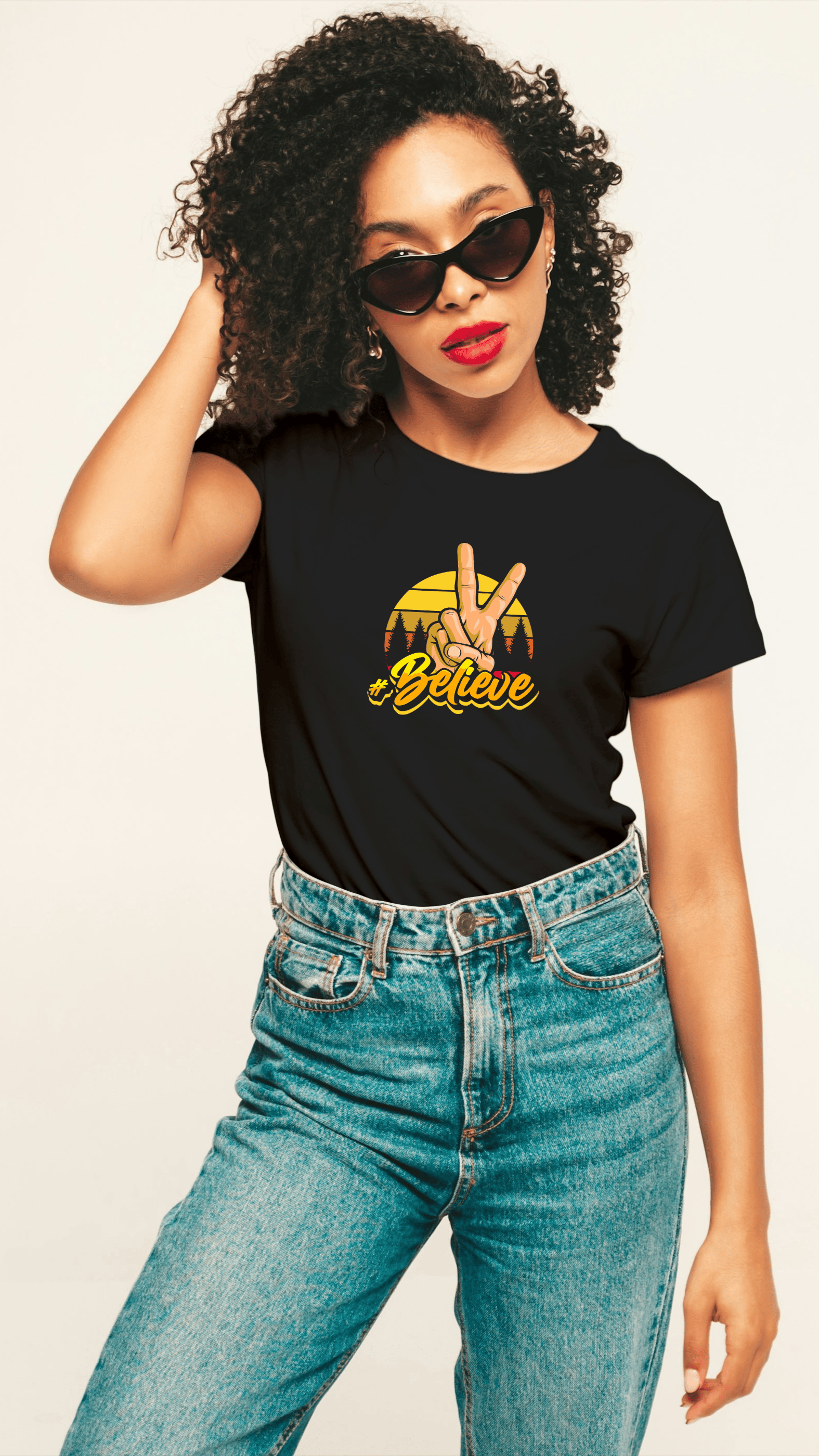 Camiseta Premium Feminina | Retrô Believe