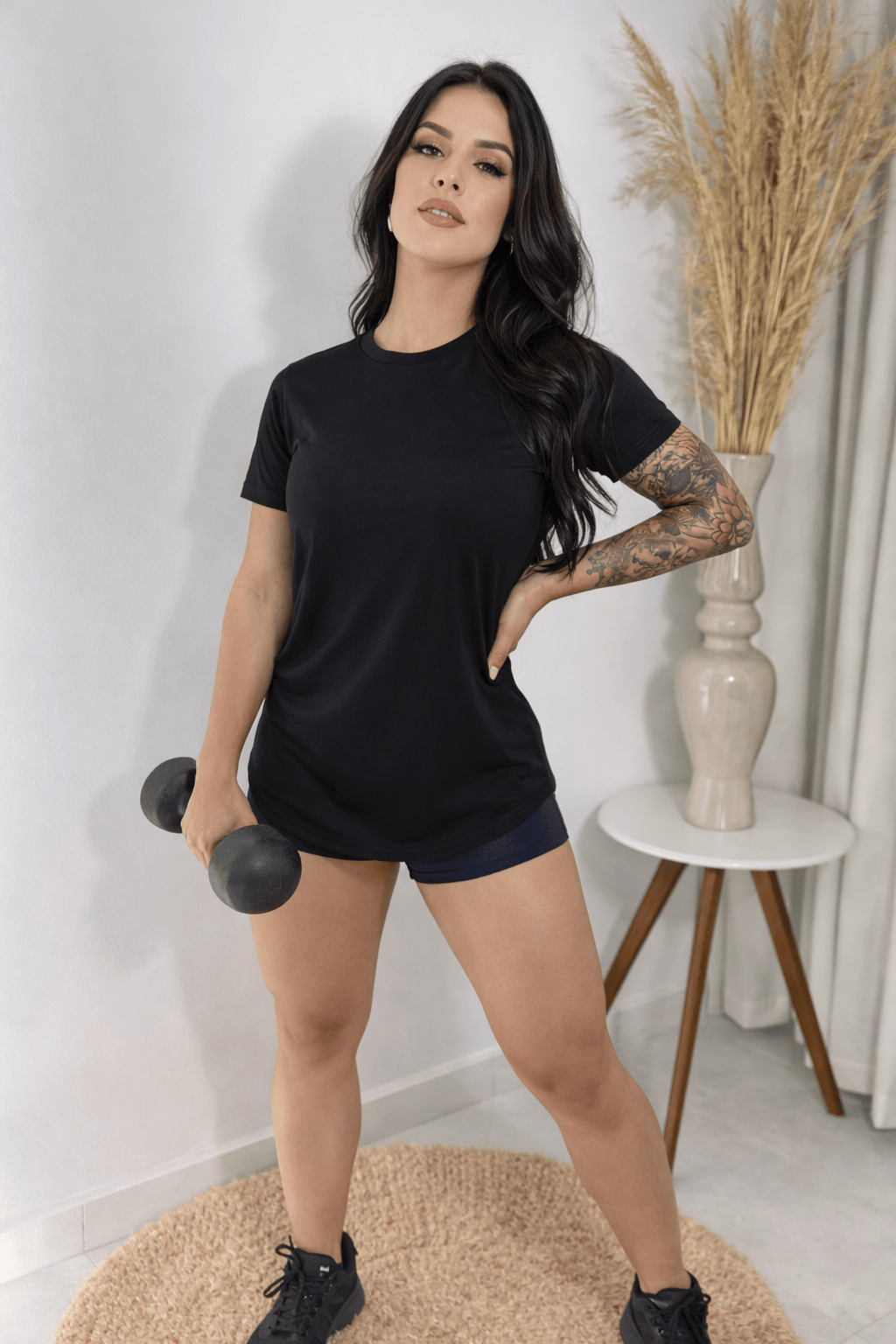 Camiseta Feminina Manga Curta - Keep Showing Up