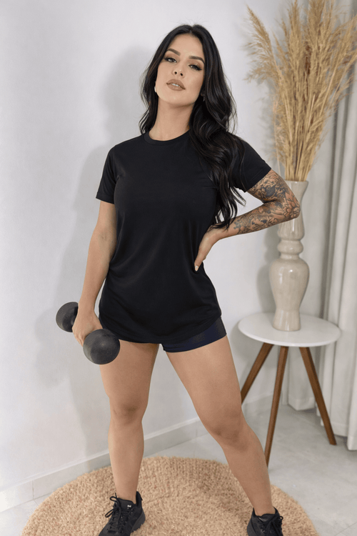 Camiseta Feminina Manga Curta - Keep Showing Up