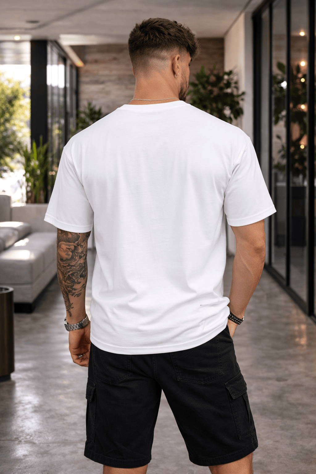 Camisetão Oversized Masculina | Estampa - Installing Muscles Please Wait