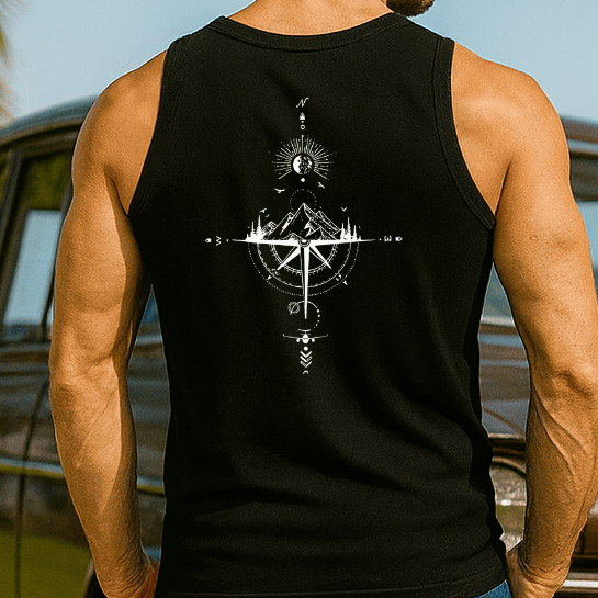 Camiseta Regata Masculina - Rosa dos Ventos