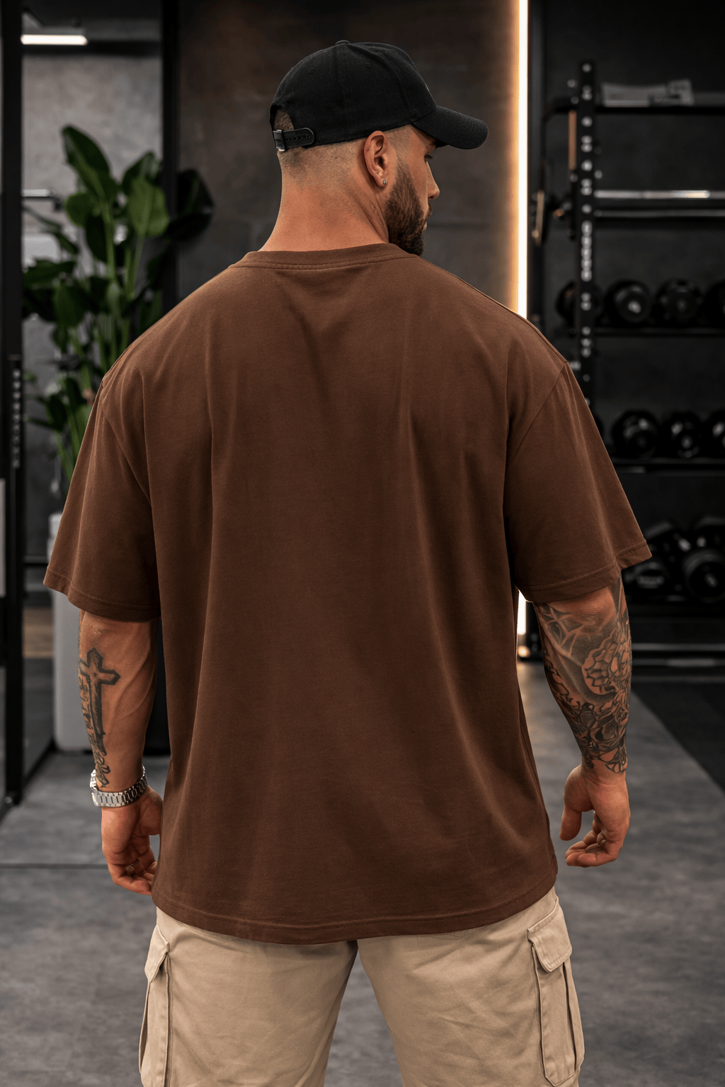 Camiseta Oversized Masculina | Estampa - Halteres