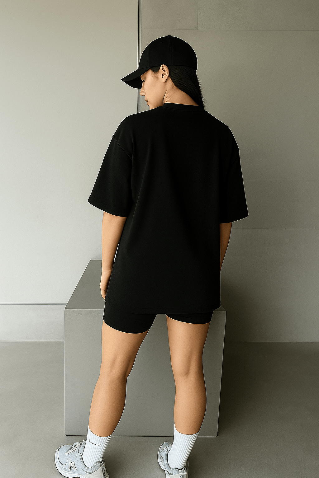 Camiseta Oversized Feminina | Estampa Fitness