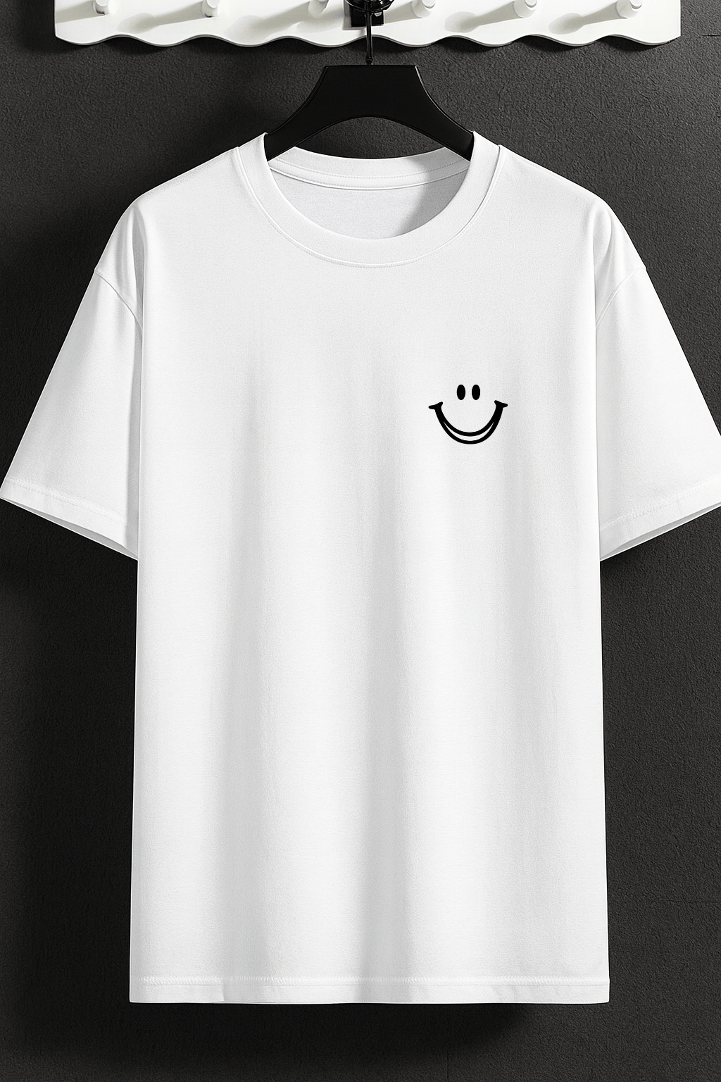 Camiseta Feminina | Estampa - Sorrisinho Minimalista
