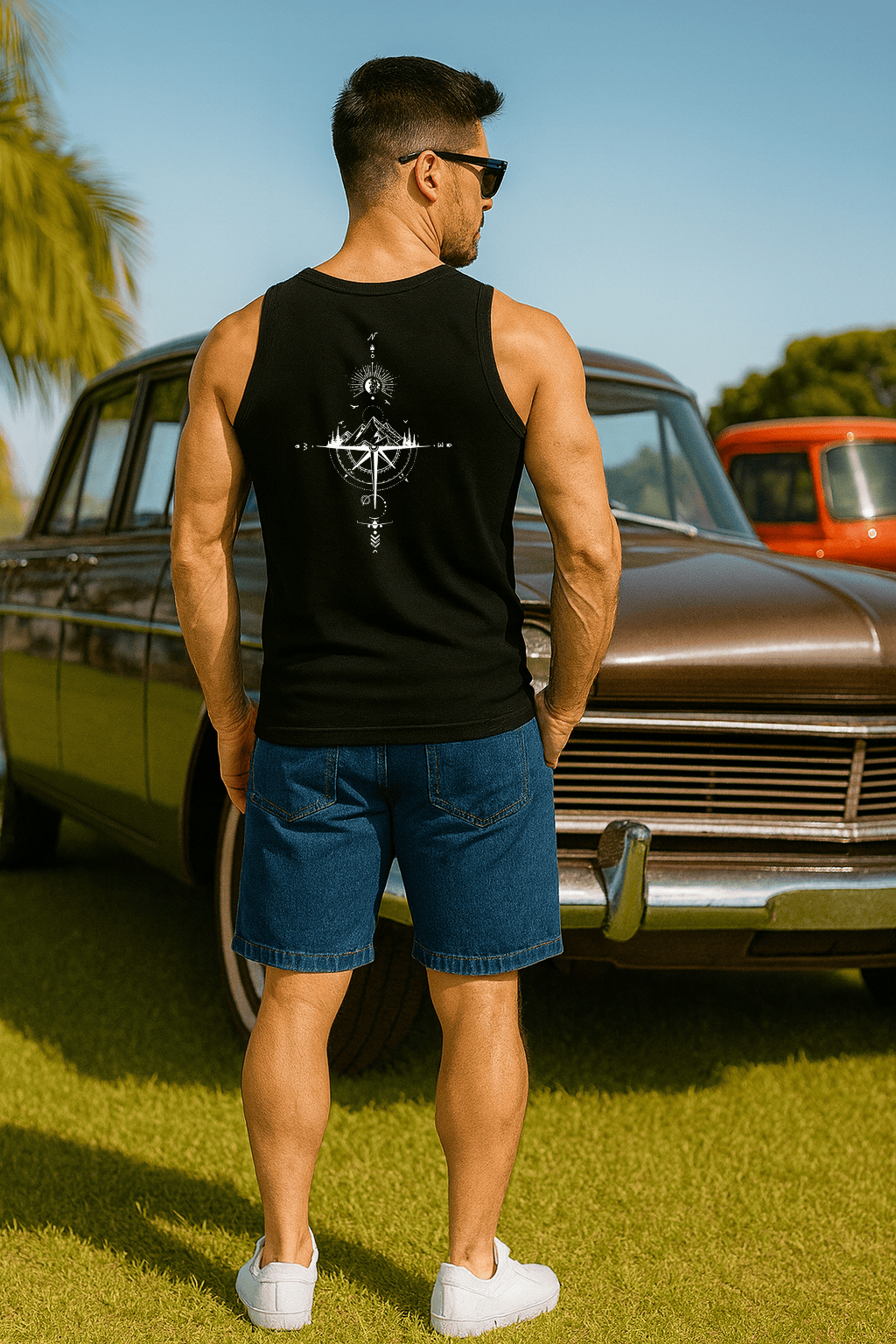 Camiseta Regata Masculina - Rosa dos Ventos