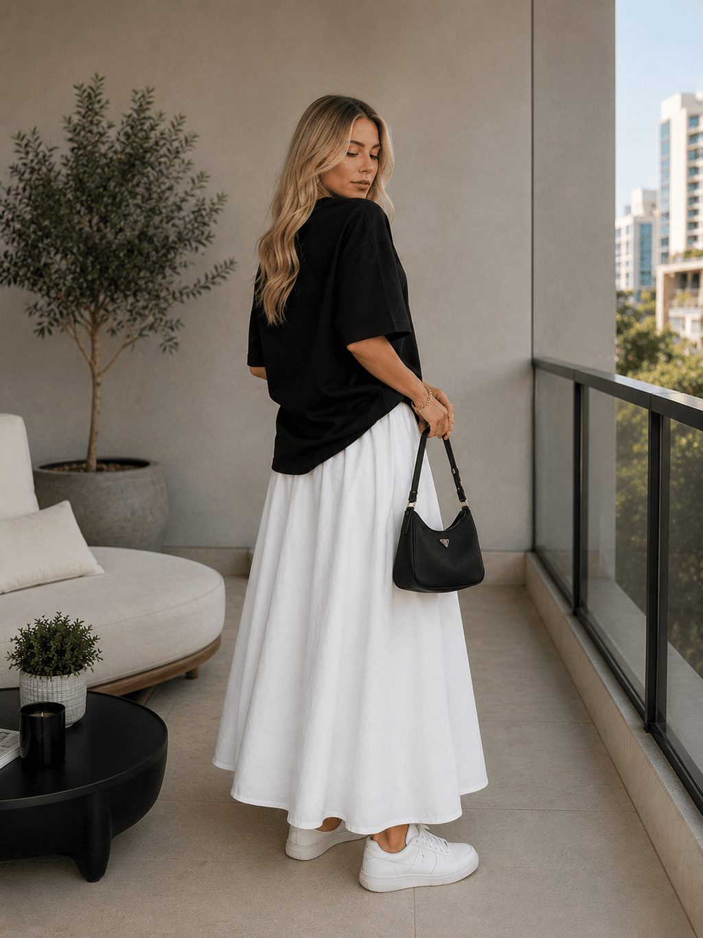 Camisetão Feminino Oversized Almayda - Golden Moon