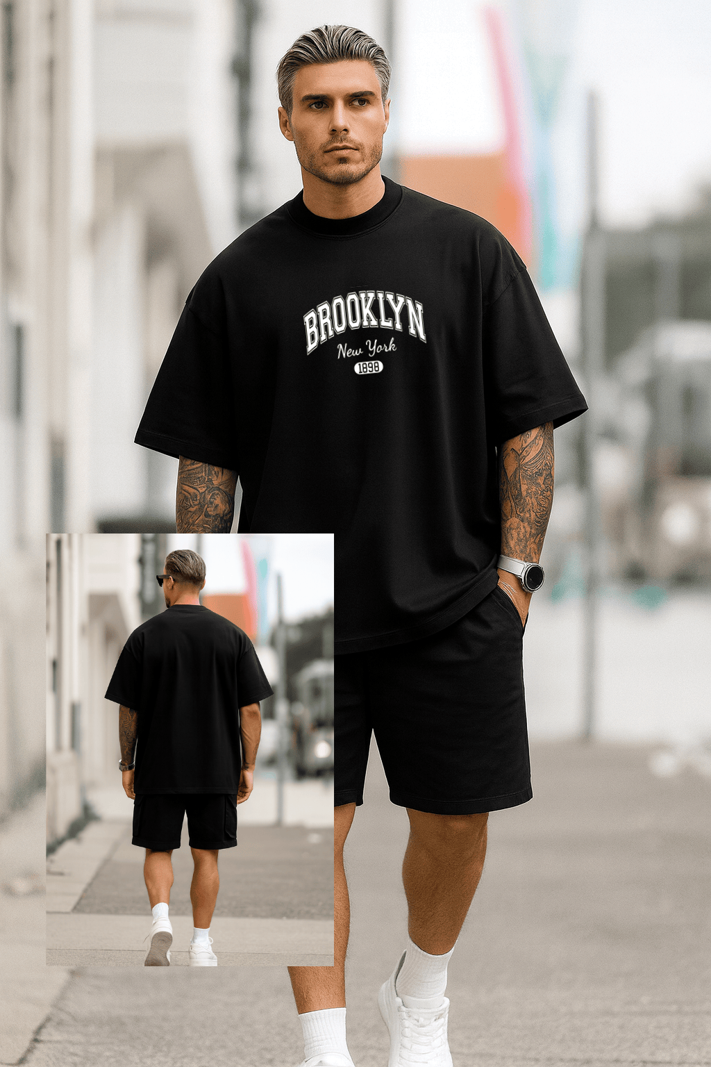 Kit Masculino Oversized – 6 Camisetas Essenciais Urbanas - Mais Vendidas