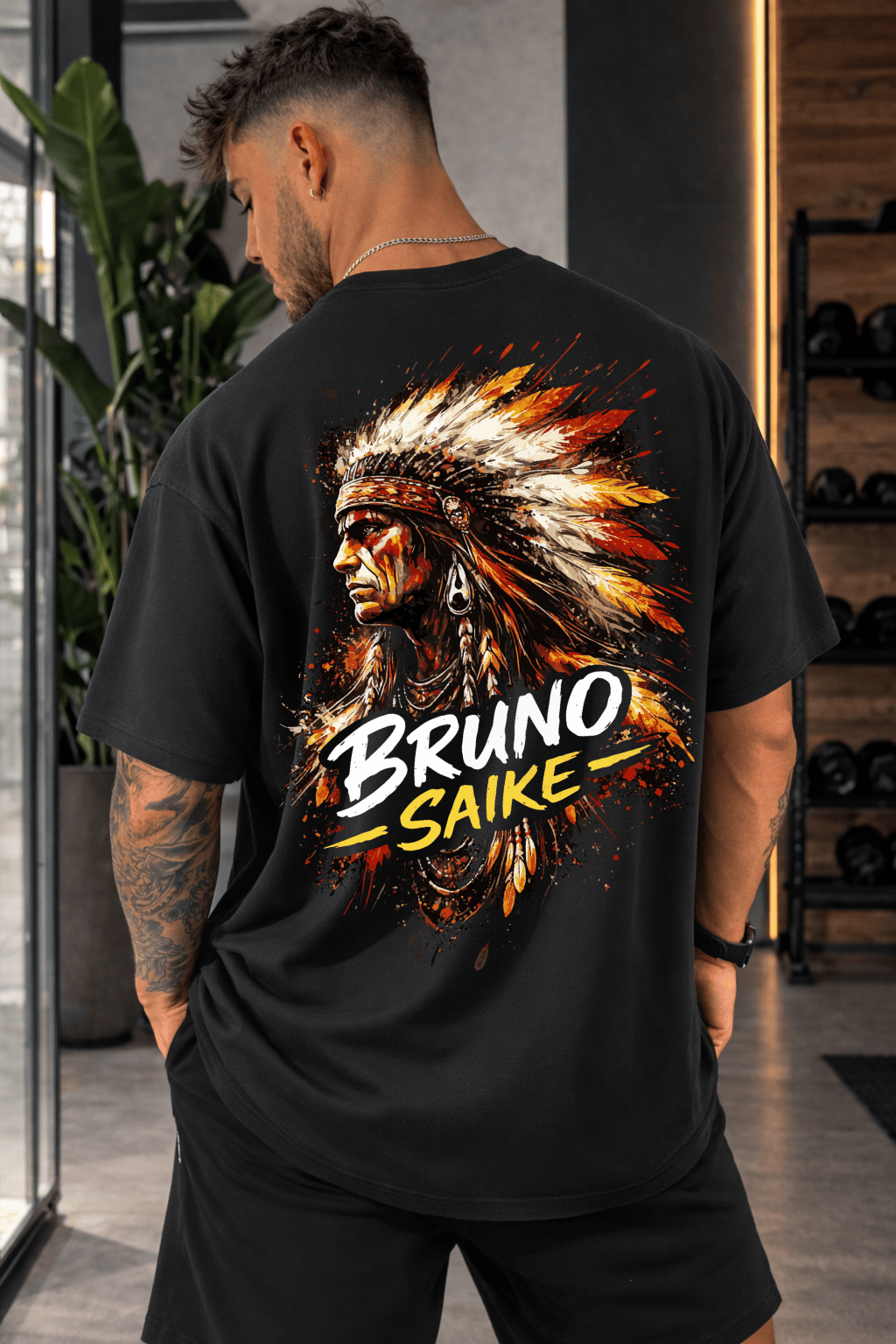 Camisetão Oversized  Masculina Bruno Saike by Almayda