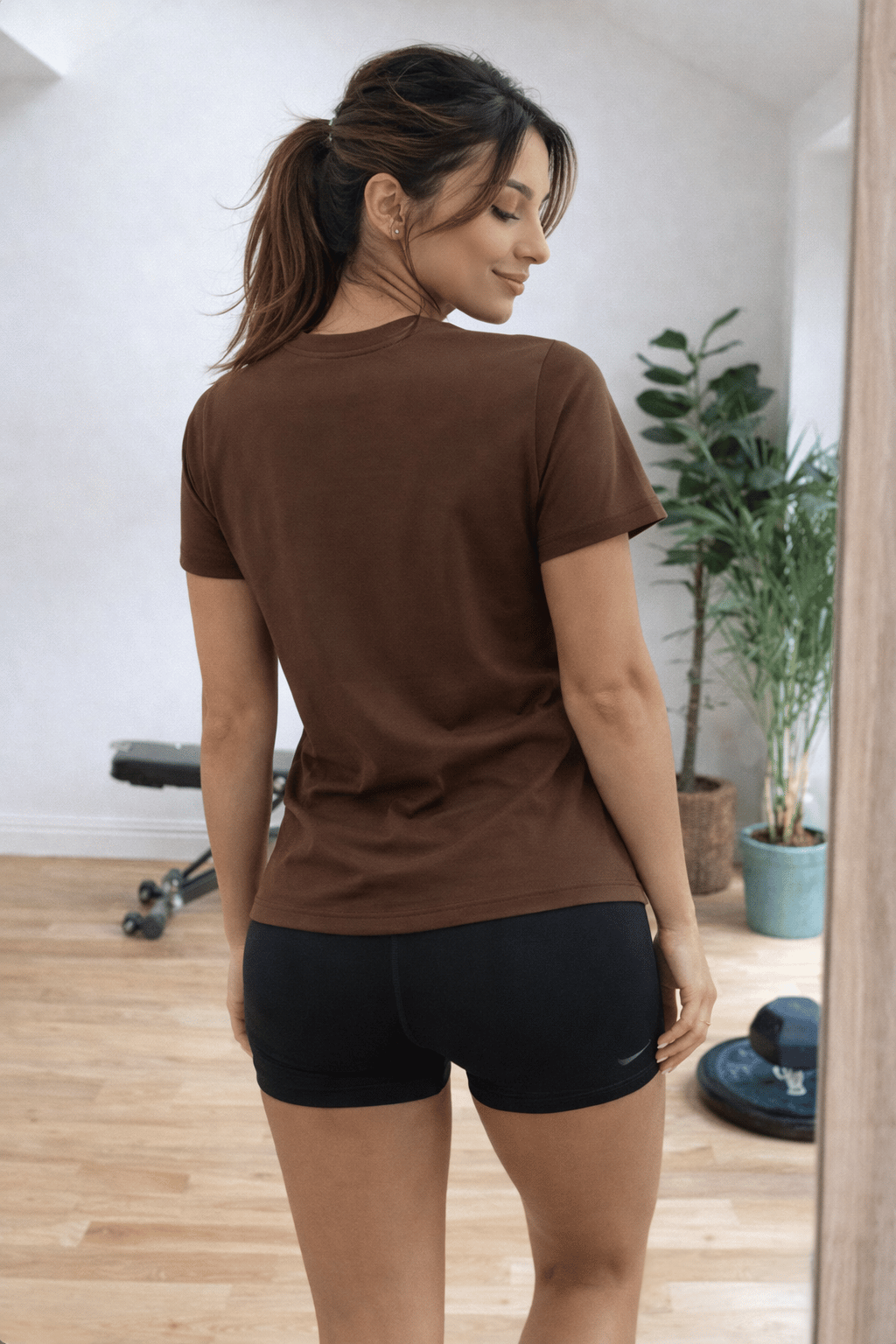 Camiseta Feminina Tradicional Manga Curta Almayda - Dominando Meus Treinos
