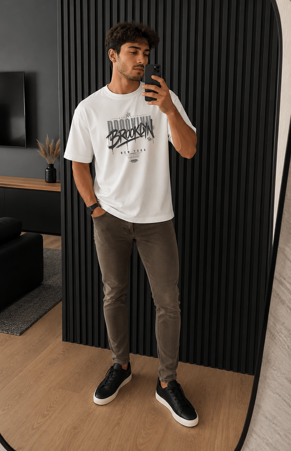 Camiseta Masculina Tradicional Manga Curta - Almayda Crown District