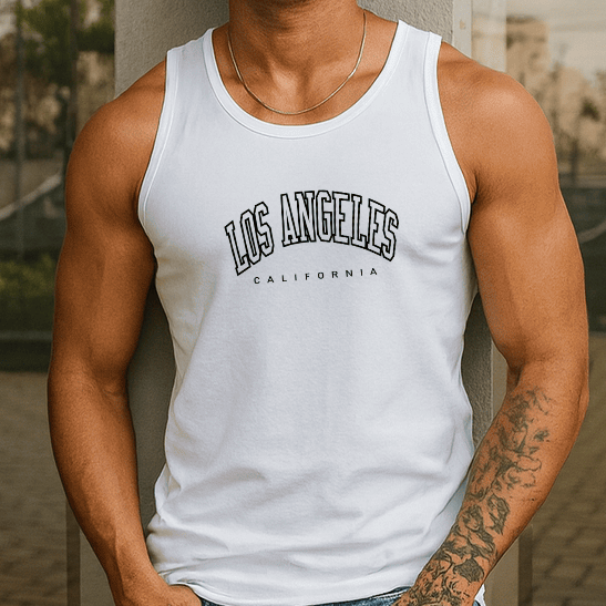 Camiseta Regata Masculina - Los Angeles California