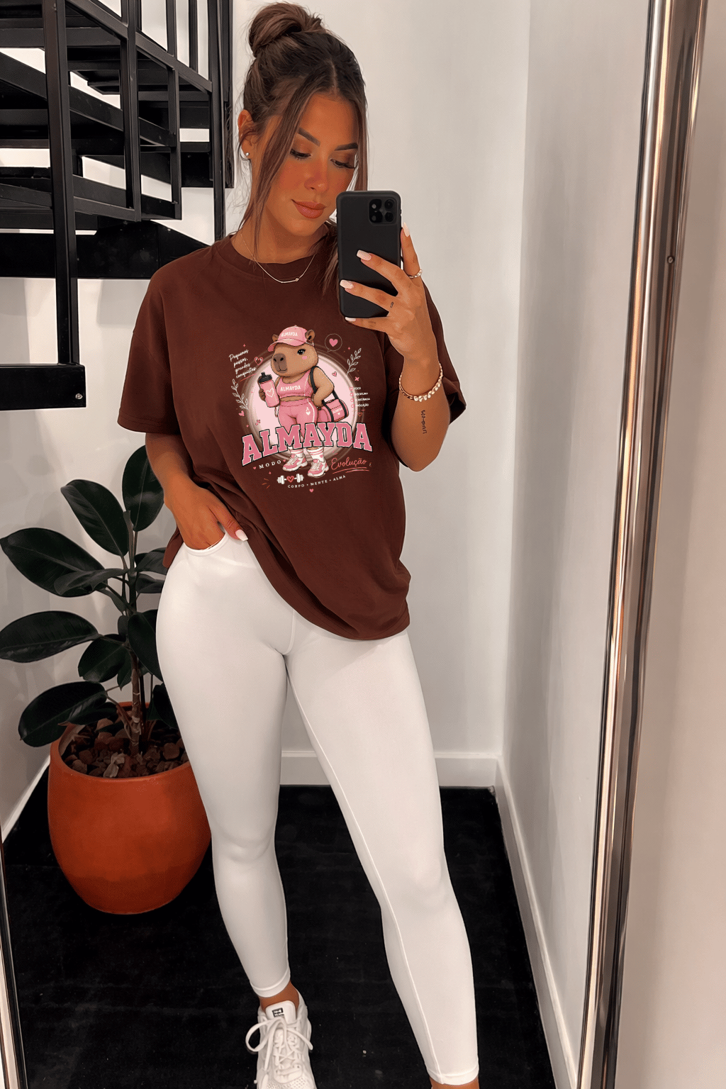 Camisetão Feminino Oversized Almayda - Cute But Strong
