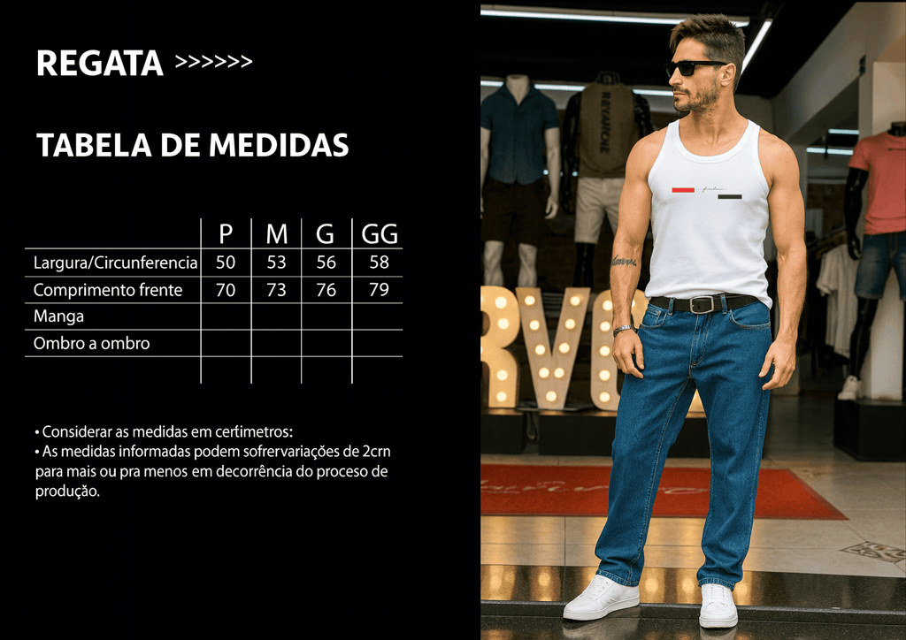 Camiseta Regata Masculina - Freedom