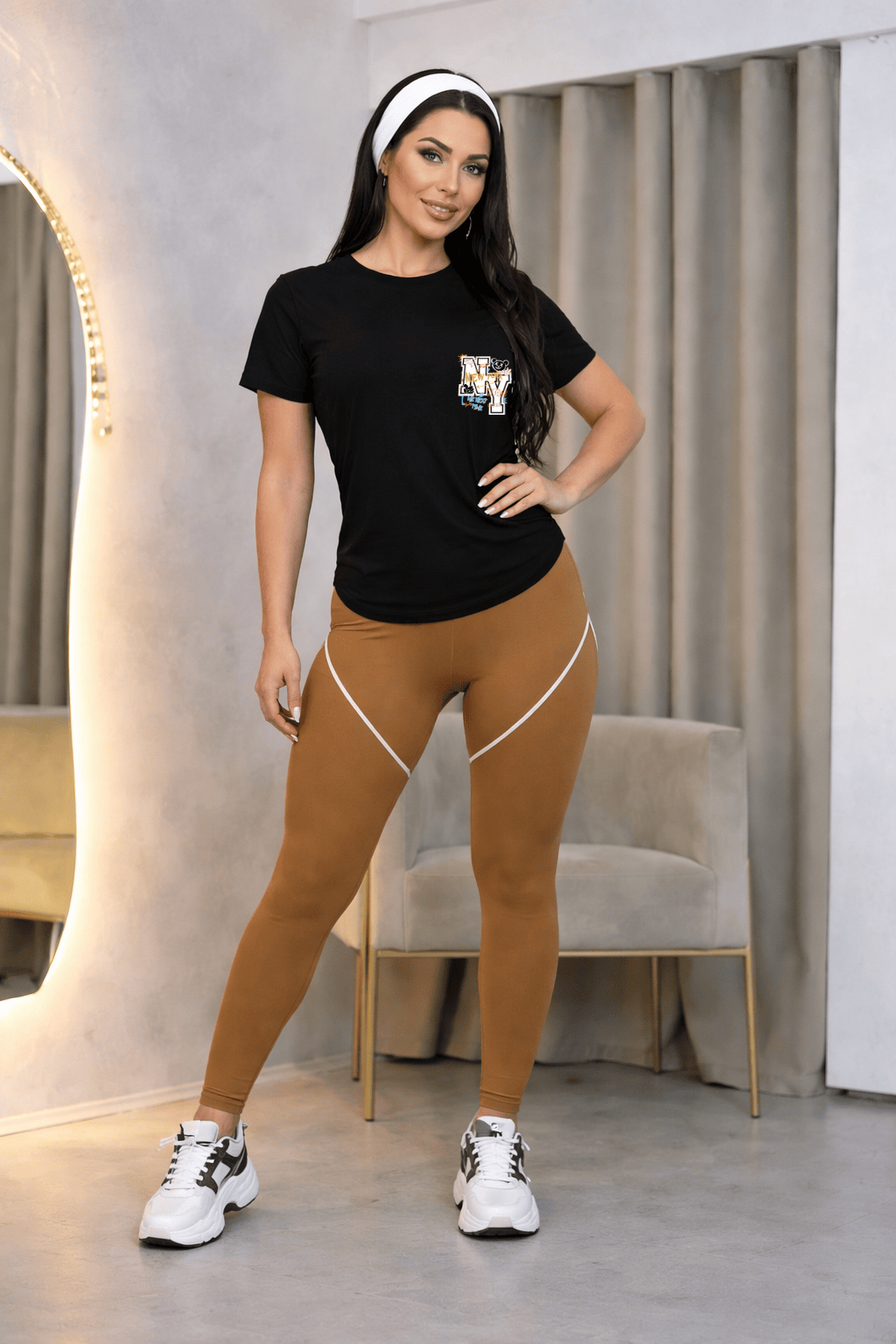 Camiseta Basica Feminina Premium Manga Curta Tradicional   -  NY Graf