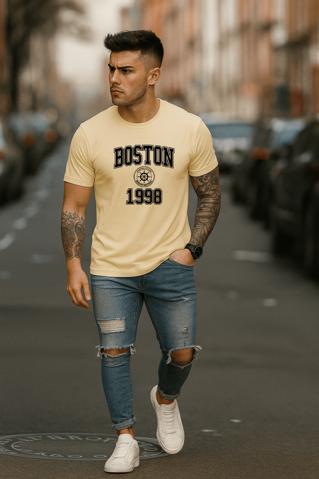 Camiseta Masculina Premium - Boston 1998