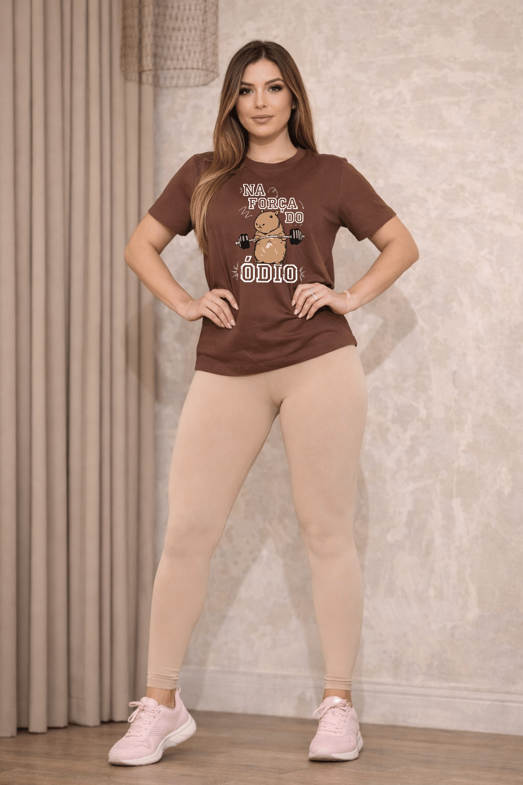 Camiseta Feminina Tradicional Manga Curta - Na Força do Ódio