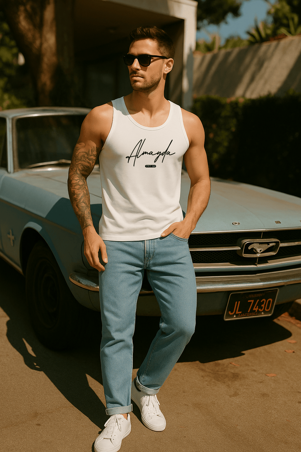 Camiseta Regata Masculina - Almayda | Streetwear Casual