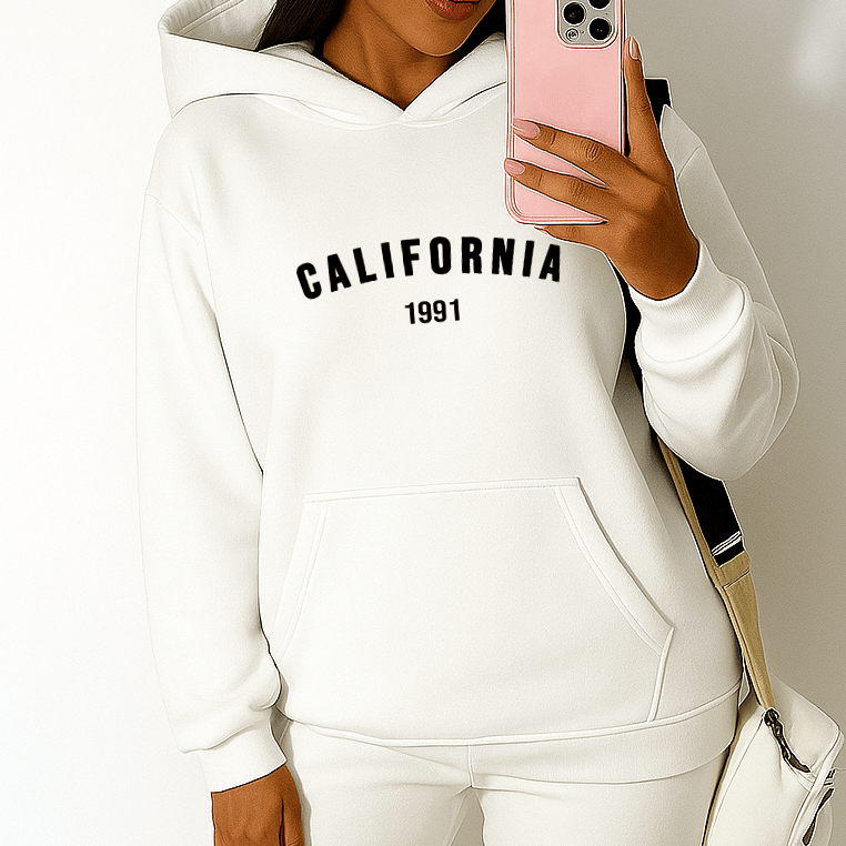 Moletom Feminino Canguru - California 1991