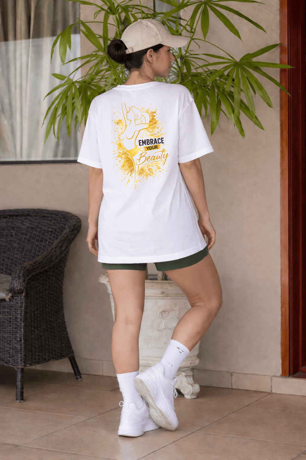 Camisetão Oversized  Feminina -  Embrace Your Beauty