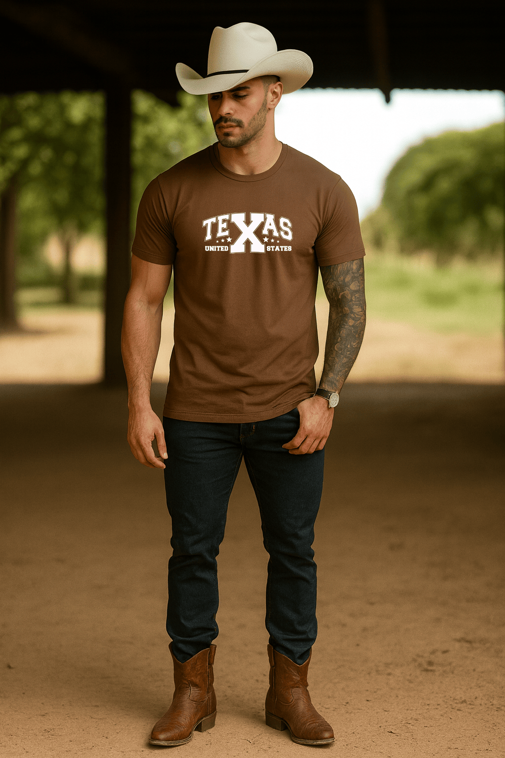 Camiseta Masculina Premium Texas United States