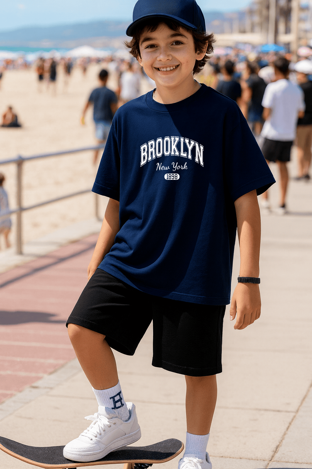 Camiseta Infantil Masculina - Brooklyn New York