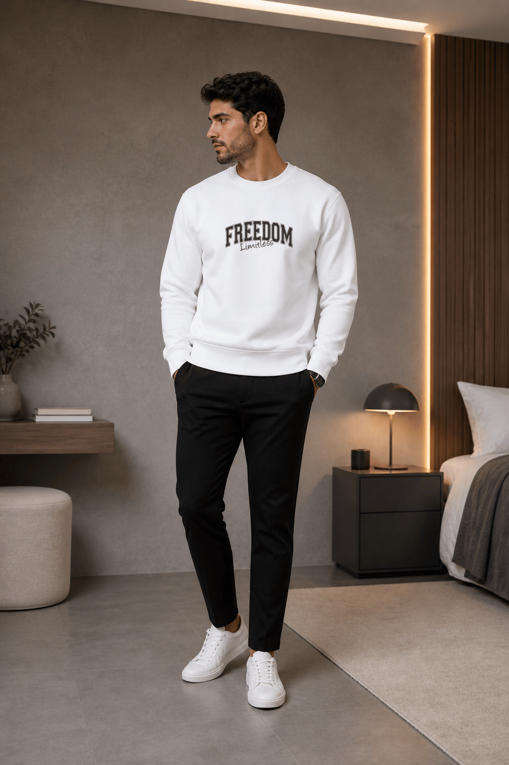 Moletom Masculino Careca - Freedom Limitless