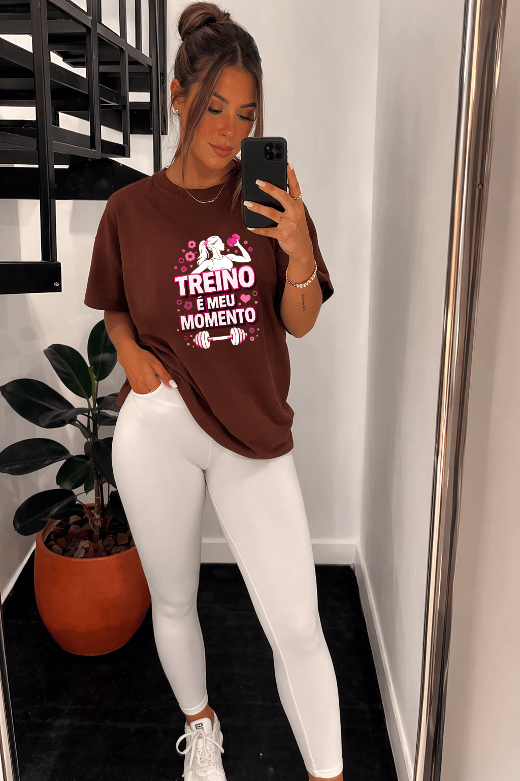 Camisetão Feminino Oversized - Treino É Meu Momento
