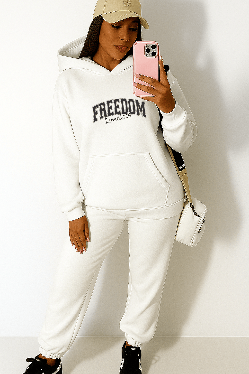 Moletom Feminino Canguru - Freedom Limitless