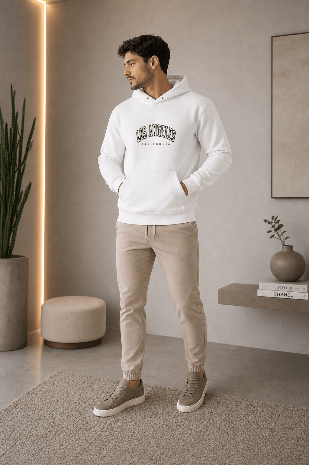 Moletom Masculino Canguru - Los Angeles Califórnia