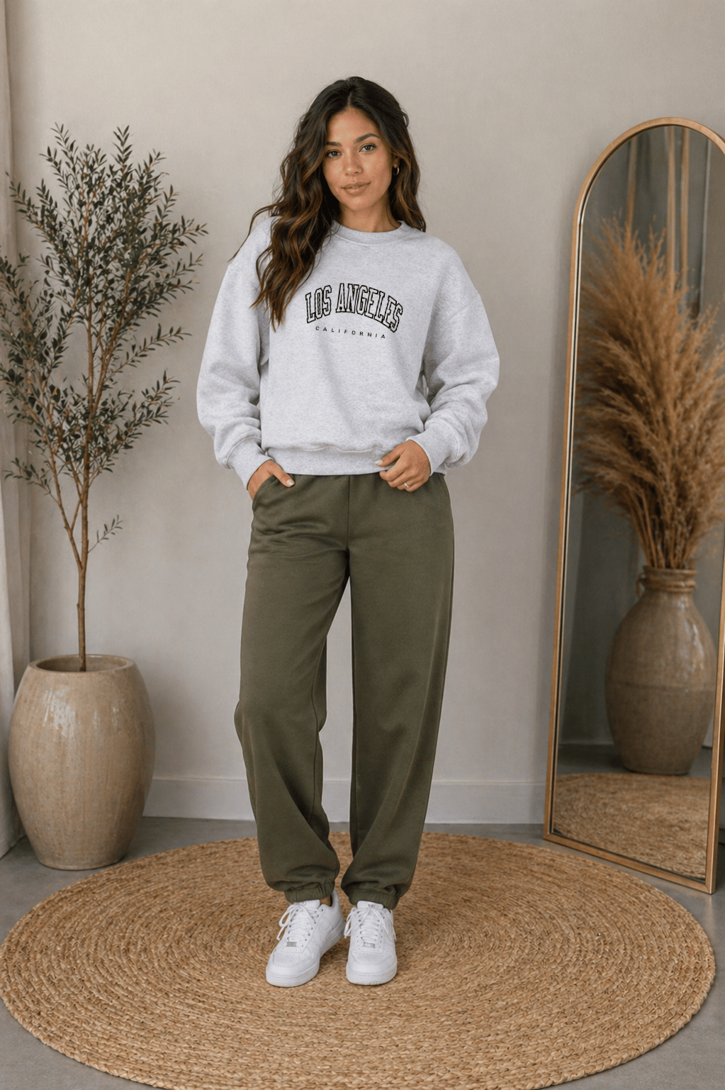 Moletom Feminino Careca - Los Angeles California