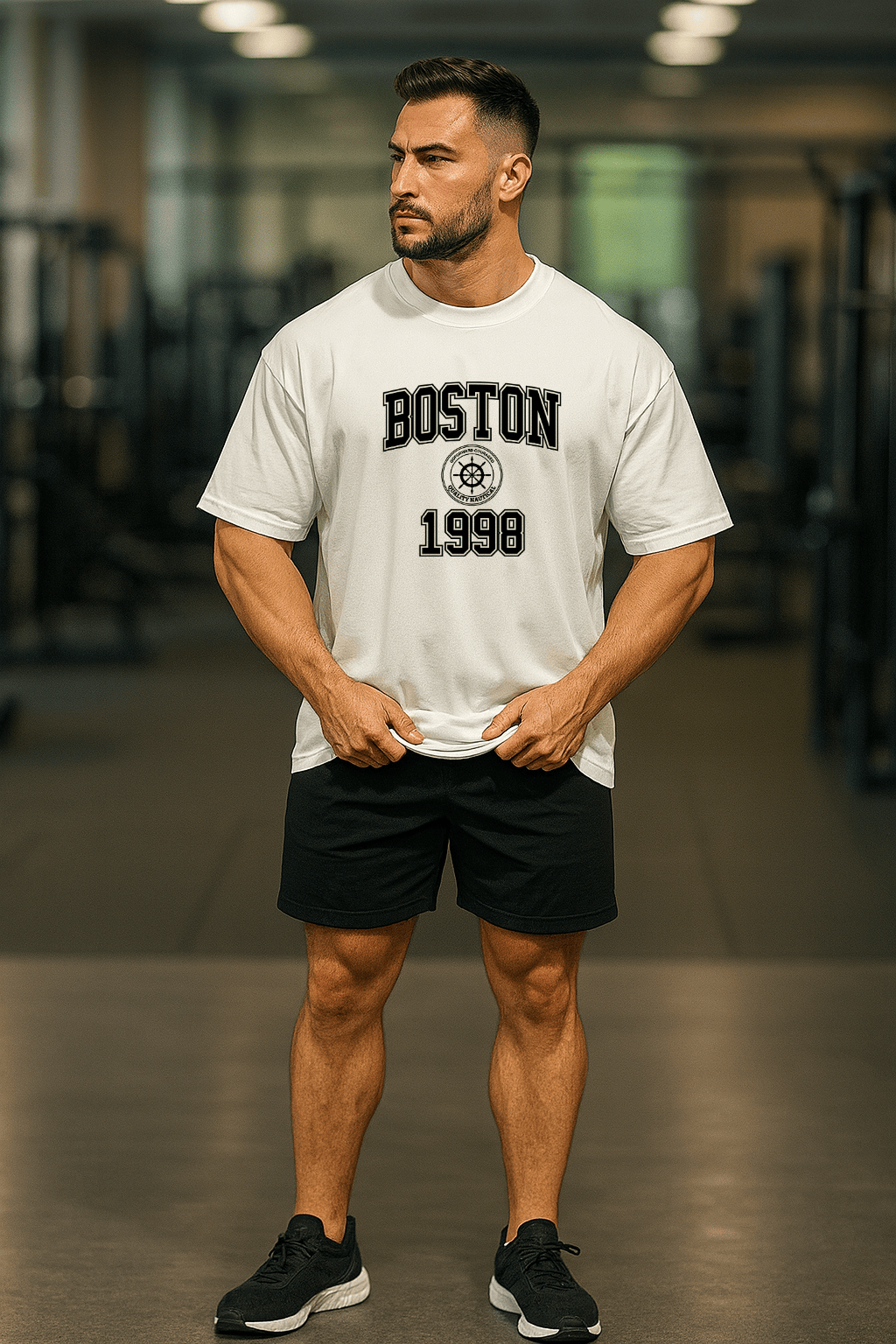 Camiseta Oversized Masculina -  Boston 1998