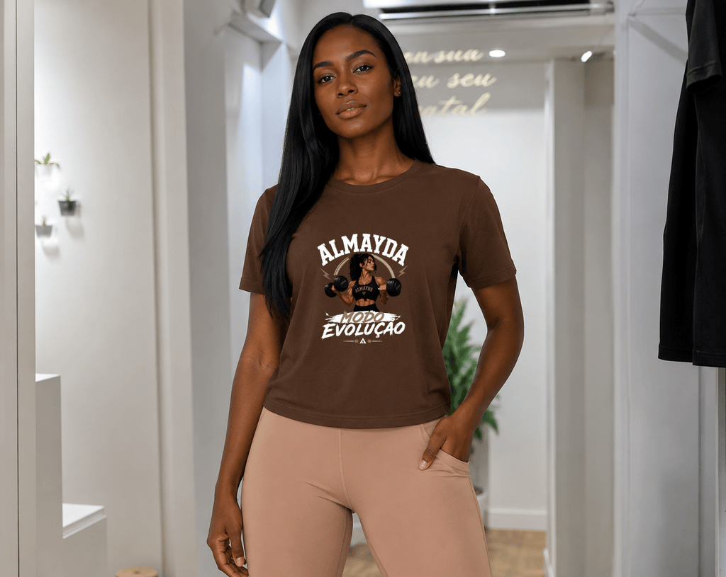 Camiseta Feminina Tradicional Manga Curta -  Almayda Evolution Mode