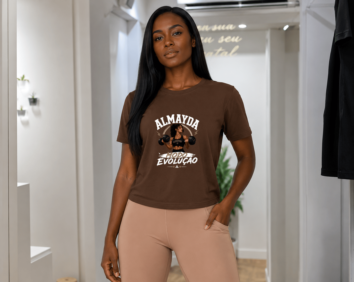 Camiseta Feminina Tradicional Manga Curta -  Almayda Evolution Mode