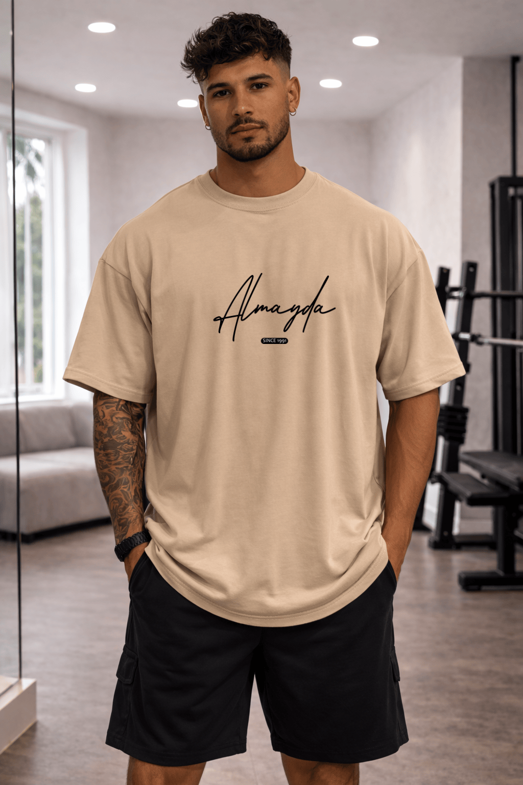 Camisetão Oversized Masculina Premium - Almayda Since | Streetwear Casual