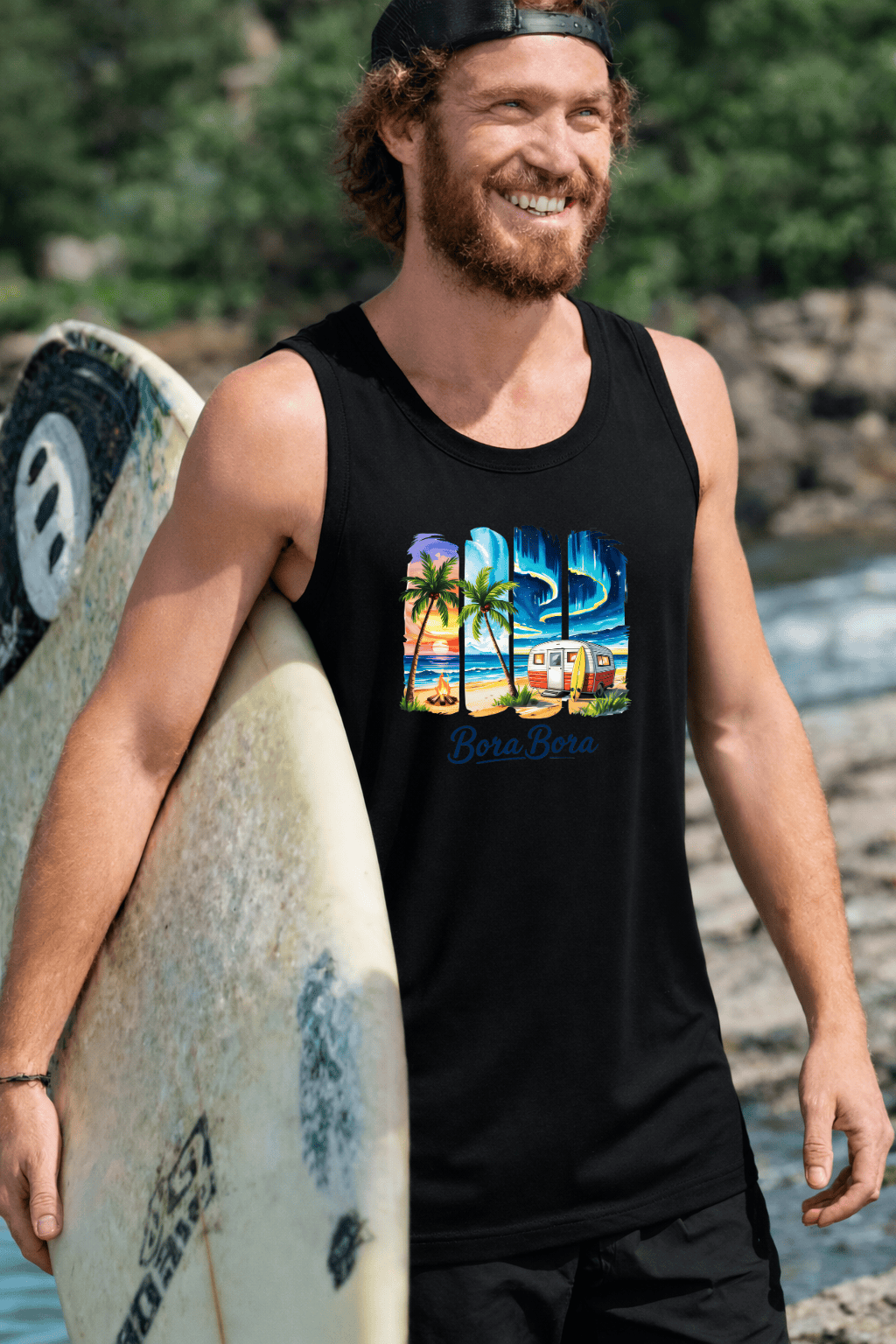 Camiseta Regata Masculina - Bora Bora Praia Filipinas