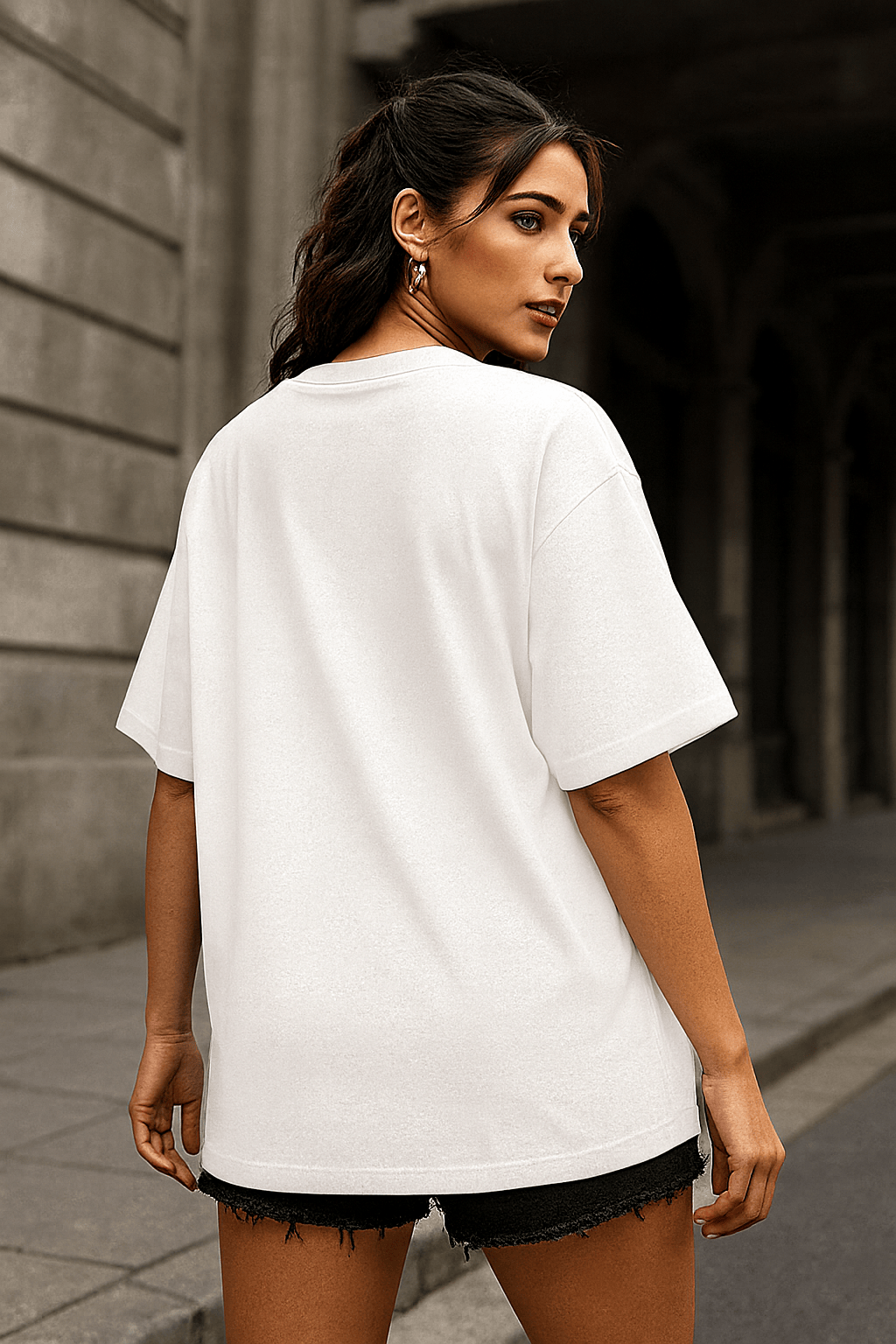 Camiseta Oversized Feminina | Estampa - Los Angeles California