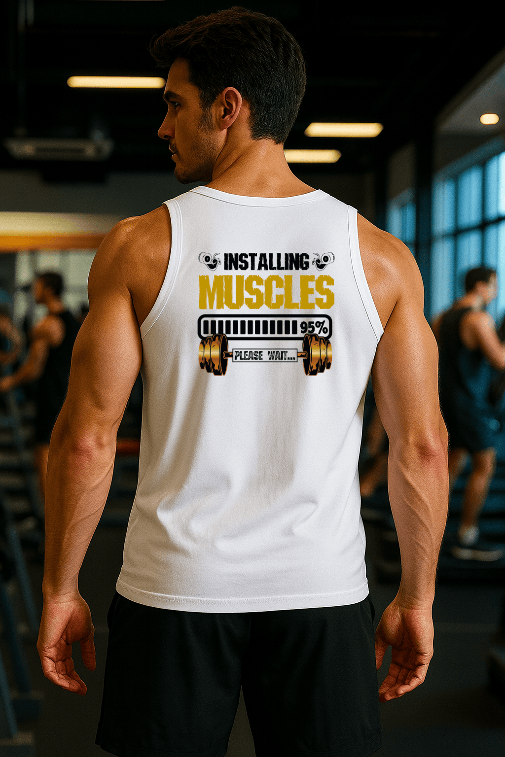Camiseta Regata Masculina - Installing Muscles