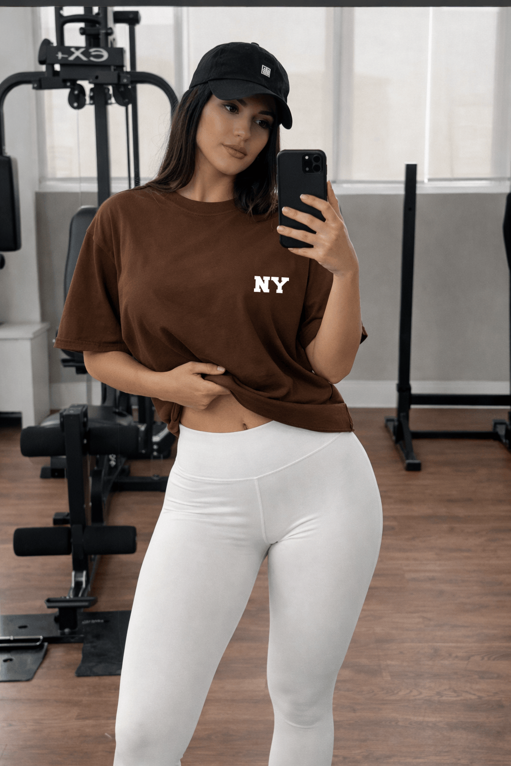 Camiseta Oversized Feminina | Estampa NY