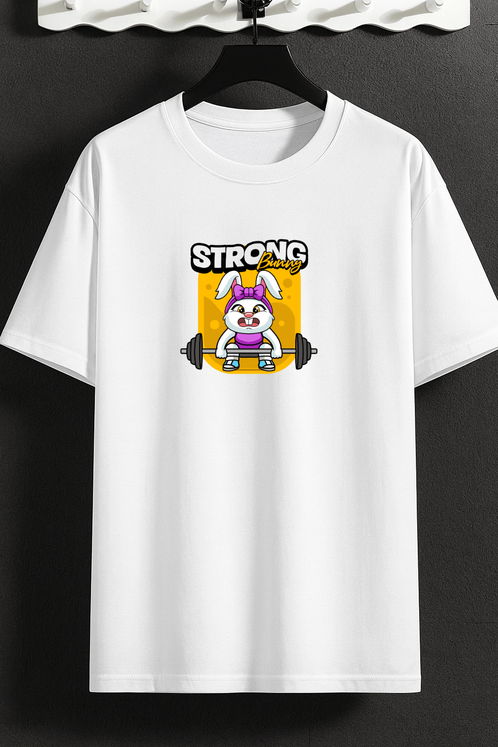 Camiseta Tradicional Manga Curta Feminina - Power Bunny