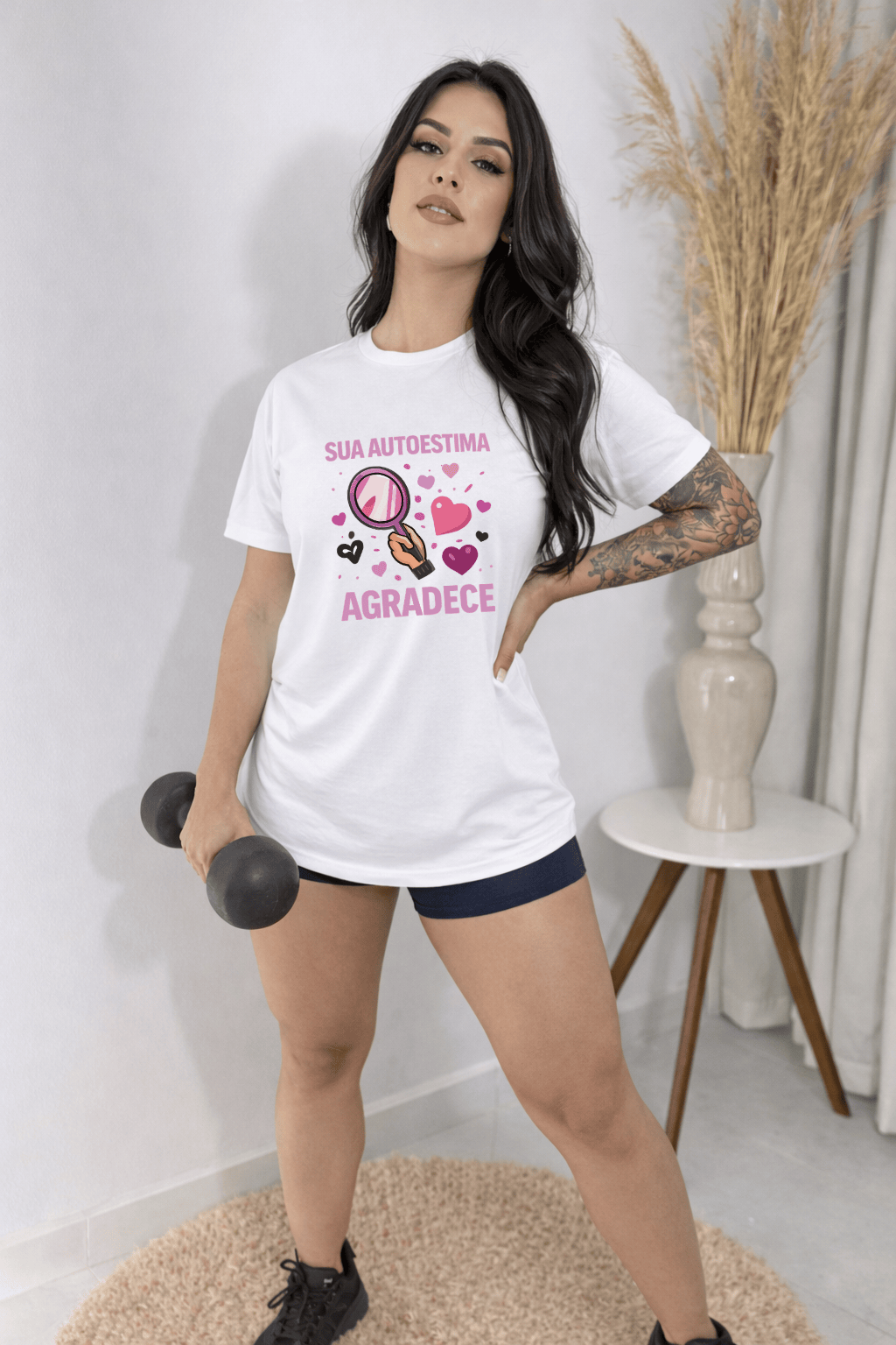 Camisetão Feminino Oversized - Sua Autoestima Agradece