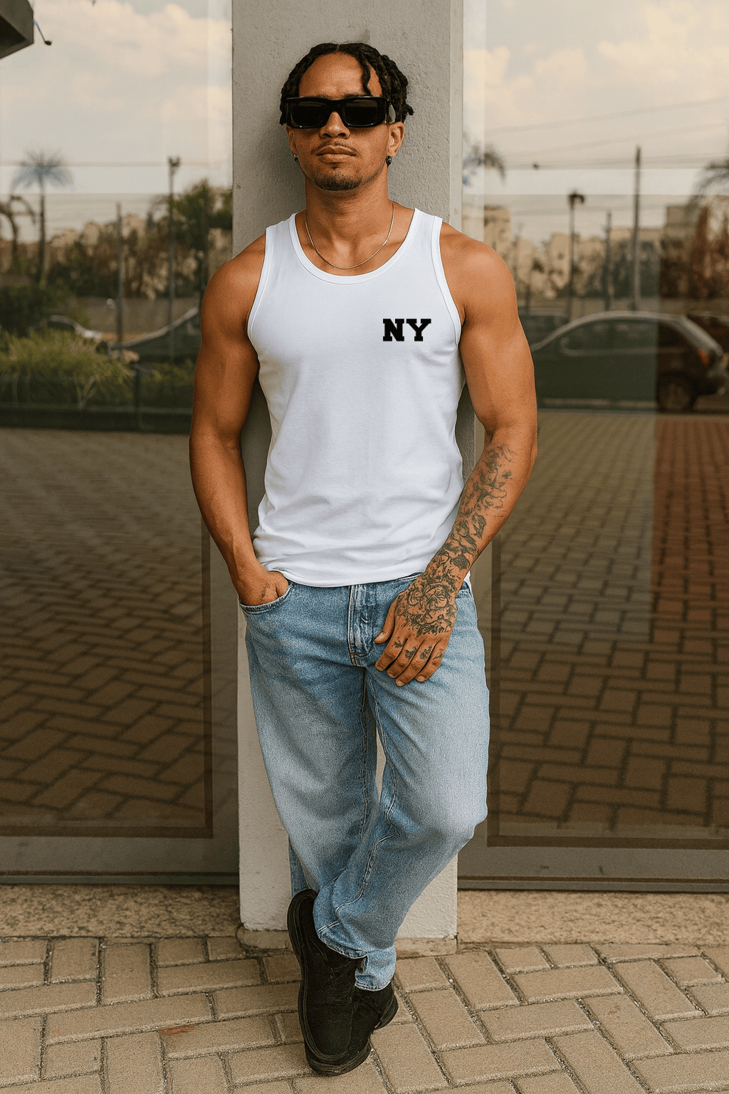 Camiseta Regata Masculina - NY | Streetwear Casual