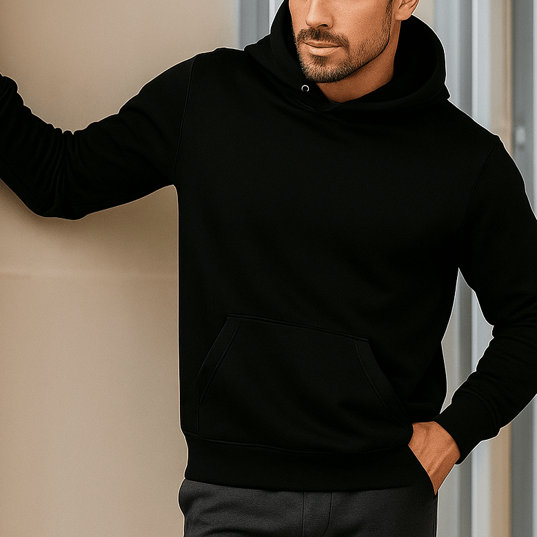 Moletom Masculino Canguru - Liso