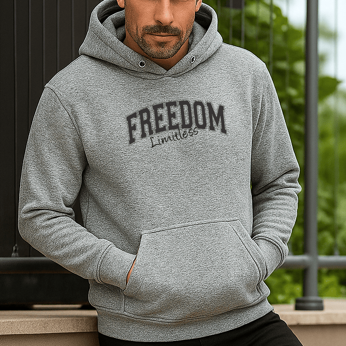 Moletom Masculino Canguru - Freedom Limitles