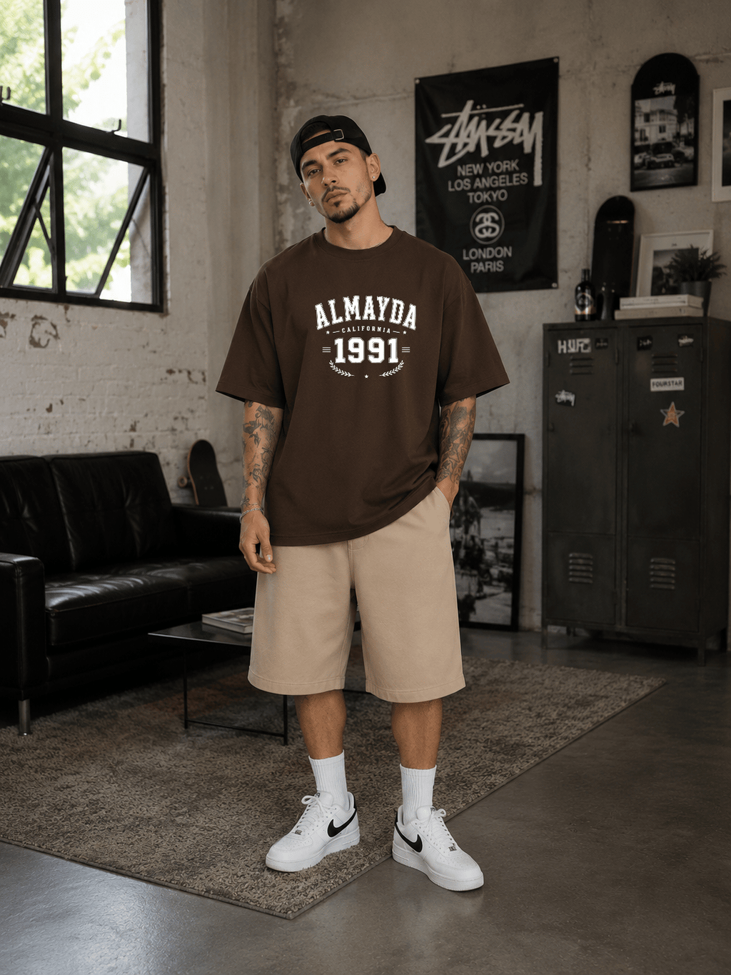 Camisetão Masculino Oversized - Lançamento Almayda California 1991