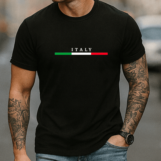 Camiseta Masculina Premium - Italy Algodão 100%