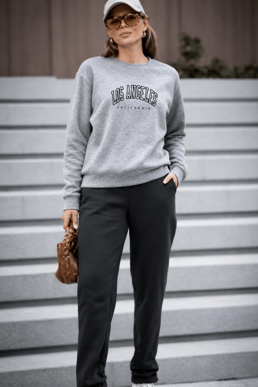 Moletom Feminino Careca - Los Angeles California