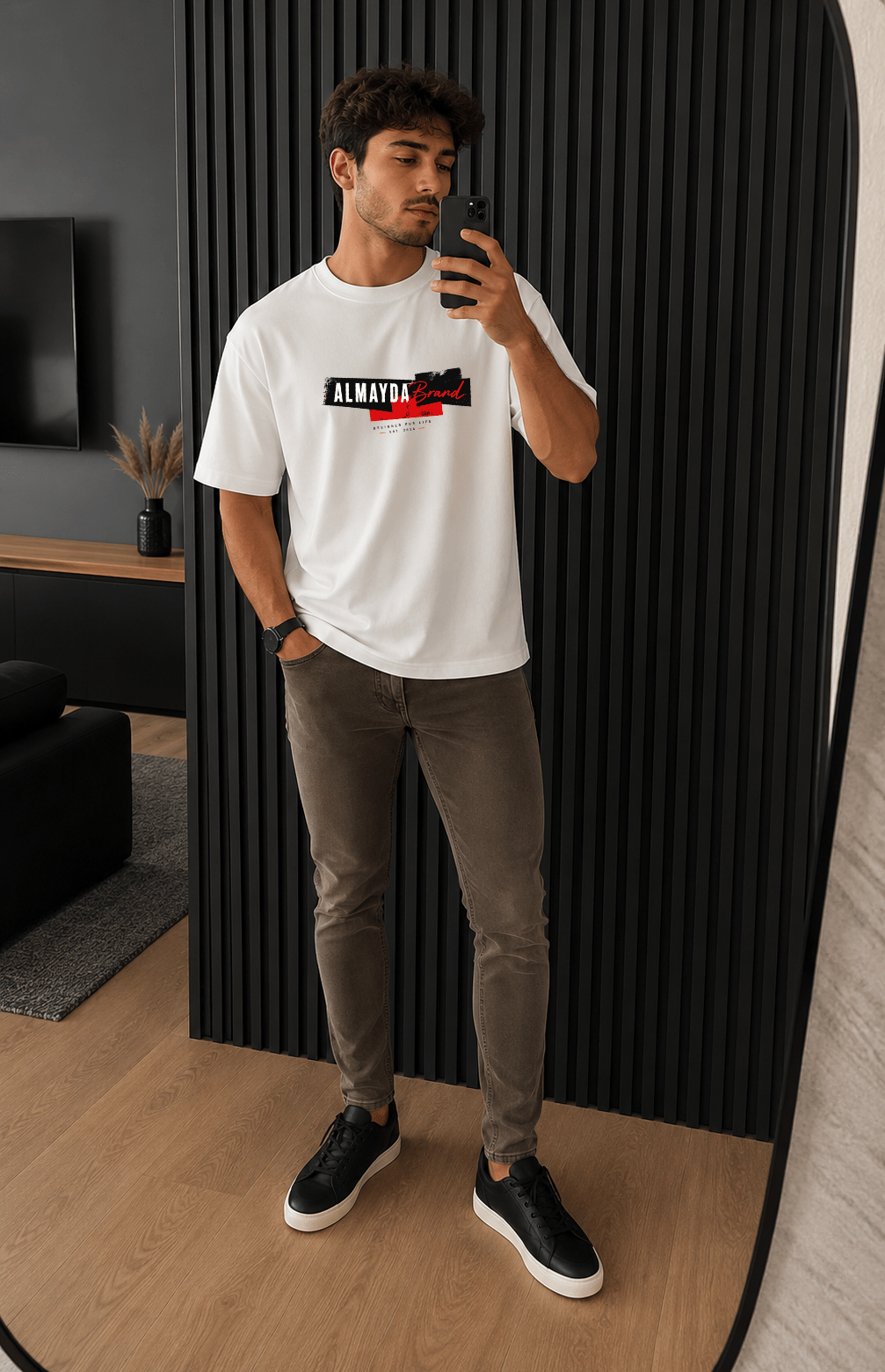 Camiseta Masculina Premium - Manga Curta Almayda Brand