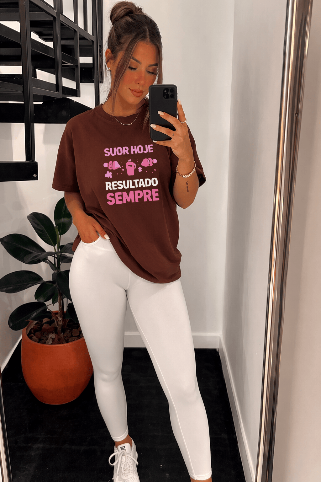 Camisetão Feminino Oversized - Suor Hoje, Resultado Sempre